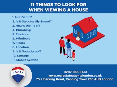 Viewing a house - Estate Agents Canning Town