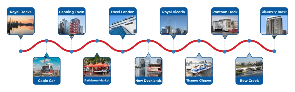 Canning Town offers many beautiful places to visit