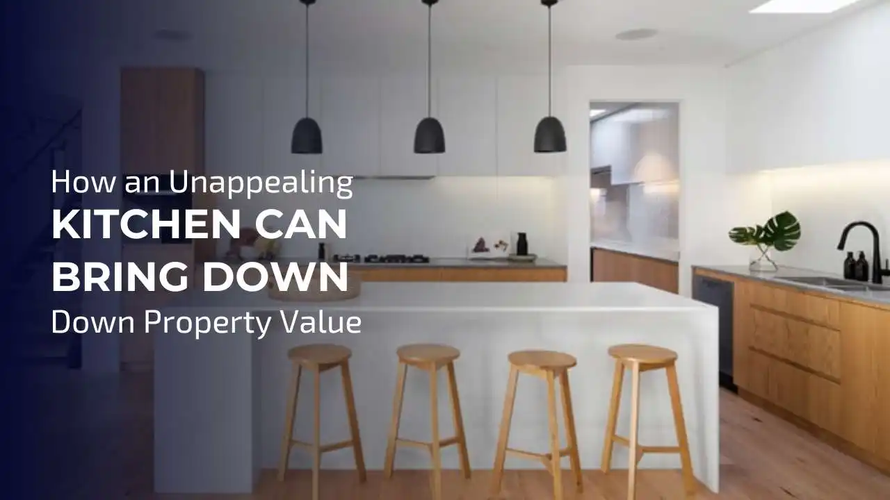 An unappealing kitchen and bathroom can reduce property value and buyer interest