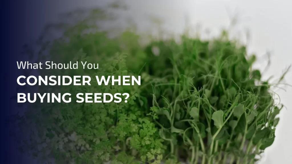 Choose varieties suited for indoor growing