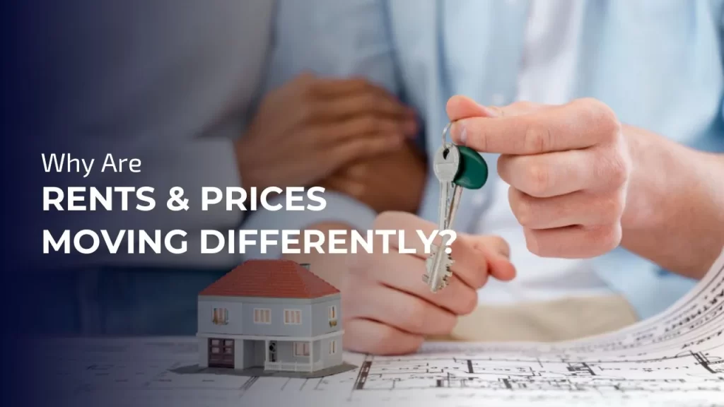 House prices and rents often move together