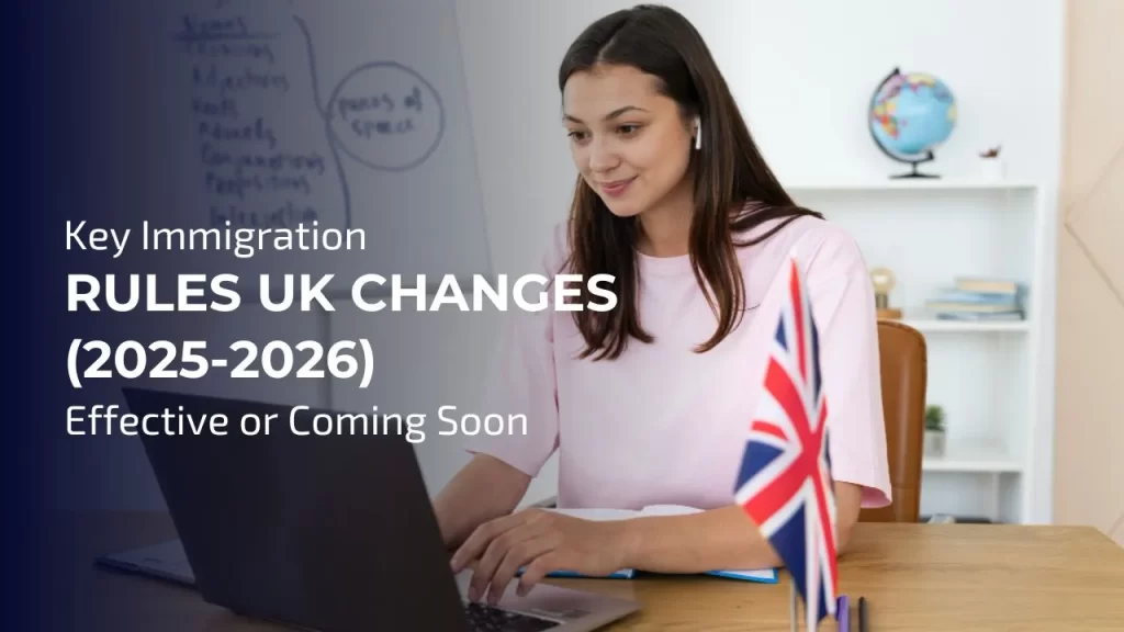 Applicant completing UK skilled worker visa application form under new rules