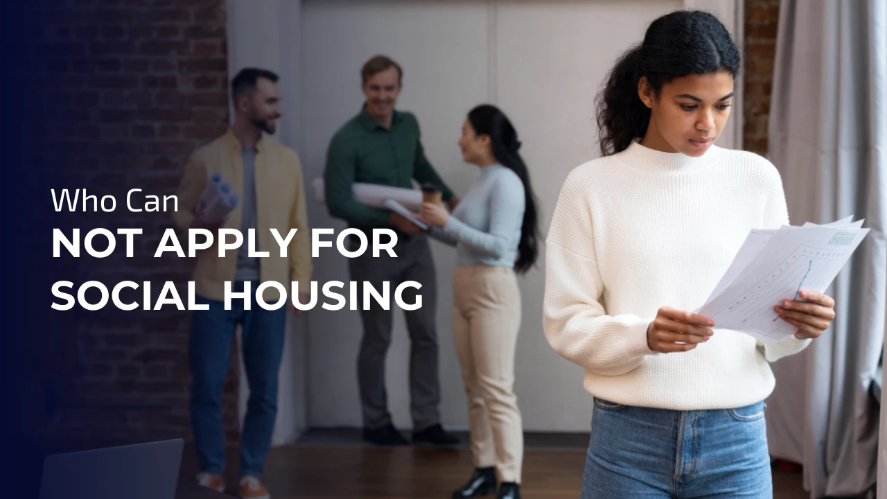 Who cannot apply for council housing in the UK