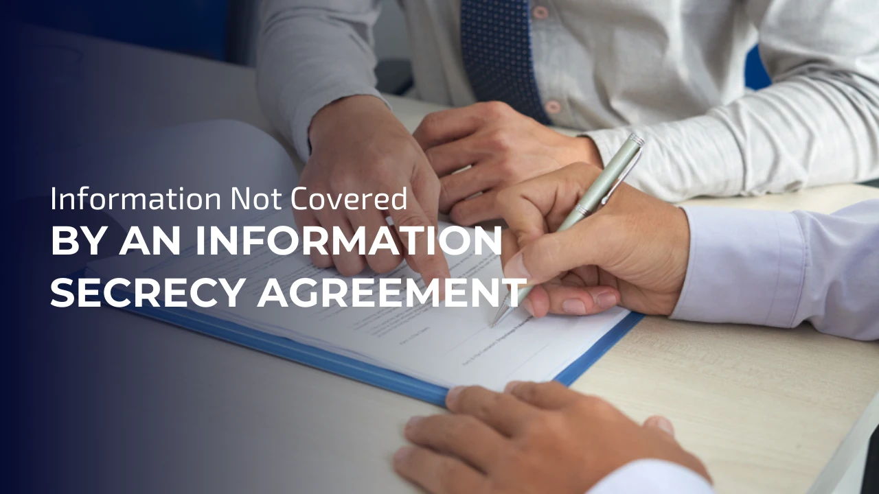 Types of confidential information protected by a UK Non-Disclosure Agreement