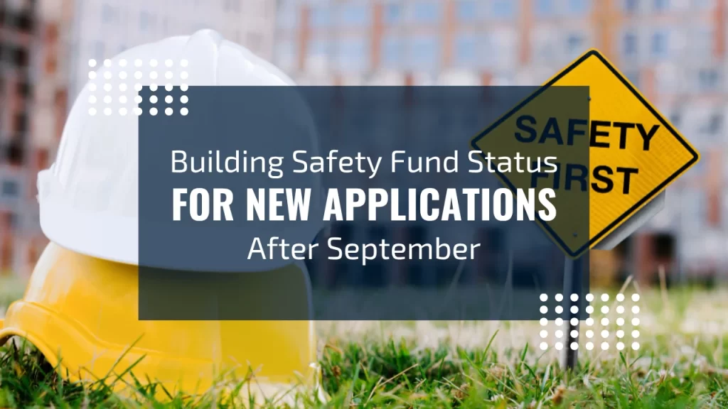 Building Safety Fund Status