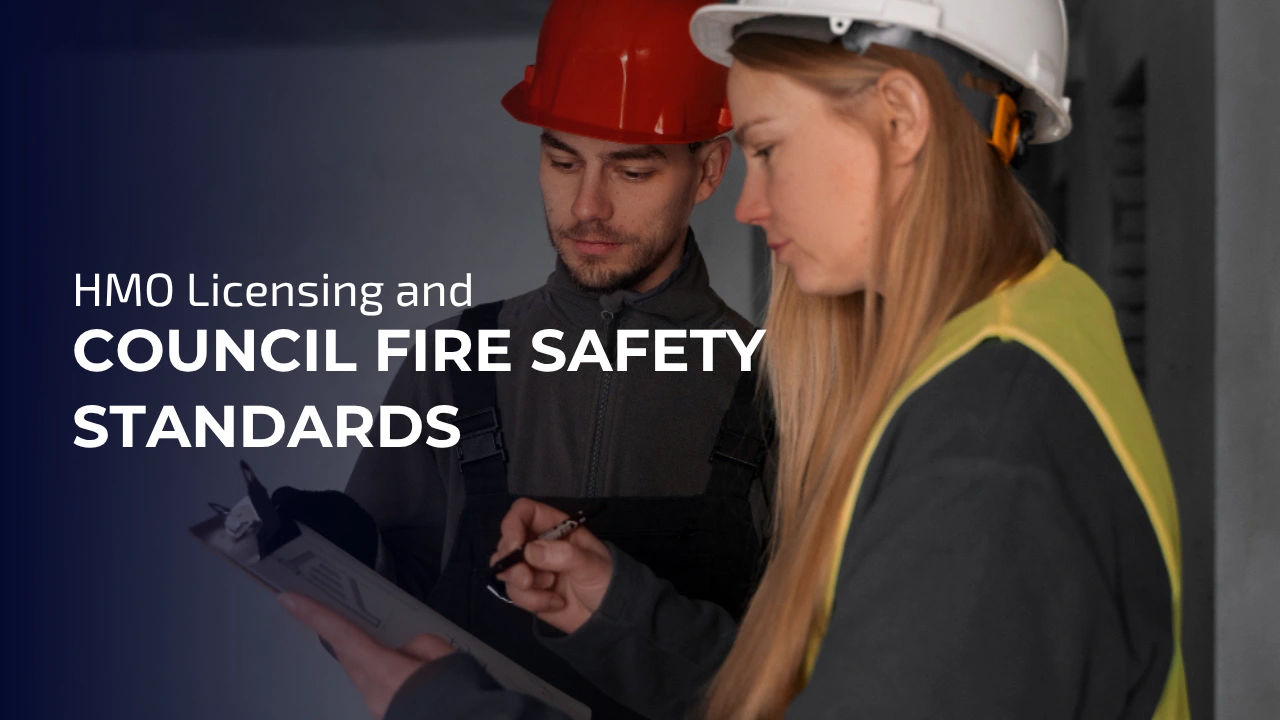 HMO licensing and council fire safety standards checklist for UK landlords